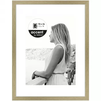 NIELSEN DESIGN Aura pildiraam tamm 18x24 tolli puit koos paspartuuga 1134002