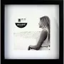 NIELSEN DESIGN Nielsen Aura Must 20x20 Puidust Pildiraam Matiga
