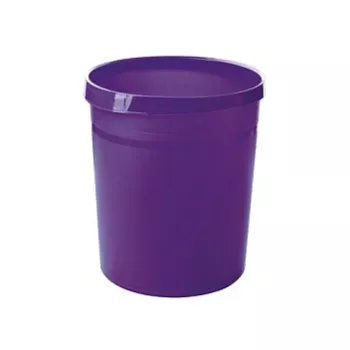 HAN GRIP 18L ümmargune prügikast, polüpropüleen, lilla, 312mm x 312mm