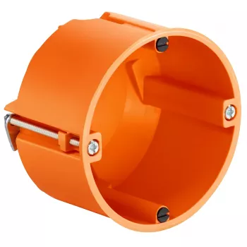 Kaiser Elektro 9068-01 Õõnes-seina seadmekarp Ø 68 mm sügavus 47 mm oranž