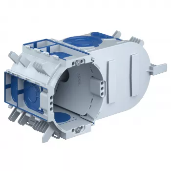 Kaiser UP Electronic-Dose 1068-26 ECONFix õhutihe süvispaigaldusega harukarp kinnitusribidega 68mm