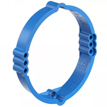 Kaiser Elektro Flush-mounted Plaster Compensation Ring 12 mm 1155-63UP1 2x3 Screw Domes