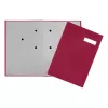 PAGNA Signature Folder 20 Compartments - A4 - Cardboard - Red - White - Portrait - 240 mm - 25 mm