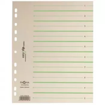 PAGNA 100 Divider Sheets Easy Rip A4 Beige