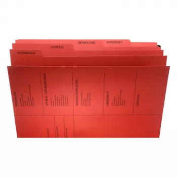PAGNA 44105-01 Tavaline dokumentide kaust - A4 - papp - punane - 3 klappi - 245