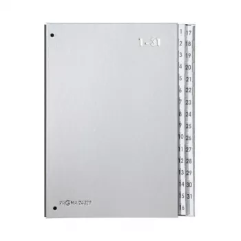 Pagna Lever Arch File A4 Polypropylene Silver 40 mm Spine 24329-14