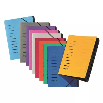 PAGNA Collecting Folder A4 Aubergine Elastic Band 245x320 mm 4 mm Spine 320 g/m²