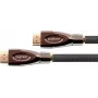 PYTHON High-Speed HDMI with Ethernet Cable 4K2K/UHD, Gold-Plated Contacts, OFC, Nylon Braided, Black, 1 m, PYTHON Series (GC-M0015)