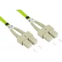 GoodConnections Alcasa LW-8075SC5 Fiiberoptiline paigalduskaabel 7,5 m LSZH OM5 SC Duplex Roheline