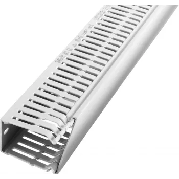 LICATEC Terminal F 2000 Kaablikanal 100x80mm Helehall RAL 7035 Halogeenivaba 7384-1