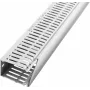 LICATEC Terminal F 2000 juhtmekanal 100x80mm helehall RAL 7035 halogeenivaba 7384-1