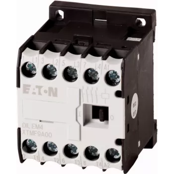 Eaton DILEM-4-230 Mini Kontaktor, 230 V AC, 4 kW, 3-pooluseline, 1 NO abikontakt, kruviühendused