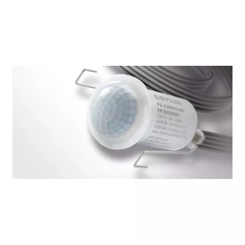 ESYLUX EP10426155 Traadita laekohalolekuandur 360° 8m IP55 Valge