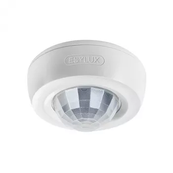 ESYLUX Lae kohalolekuandur 360° pinnale paigaldatav Ø24m nullpunkti lülitus kaugjuhitav PD