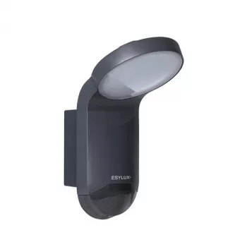 ESYLUX WILMA WL 100 OP LED välisvalgusti 1000lm 4000K IP65 grafiit PIR-liikumisanduriga