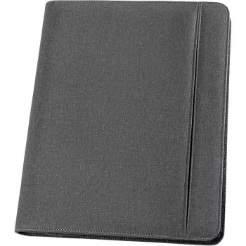 Genie 12668 Document Folder A4 Black Artificial Leather Nylon Zipper 270 mm 30 mm