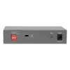 LevelOne GEP-0531 Haldaamatu PoE+ lüliti, 3x GE PoE+ (30W) + 1x Hi-PoE (60W), 60W eelarve, plastikust lauaarvuti