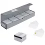 ICO MAGCARD250 Magnetribaga Kaardid, 250-pakk Valged PVC Plastikkaardid HiCo Magnetribaga, 30 mil, Krediitkaardi Suurus