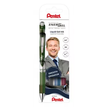 Pentel 4 EnerGel BL77 Geelrullpliiatsikomplekt 0,35 mm Segatud Värvid