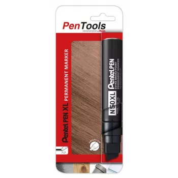 Pentel N50XL Püsimarker, peiteli ots, must, joone laius 17,0 mm, robustne