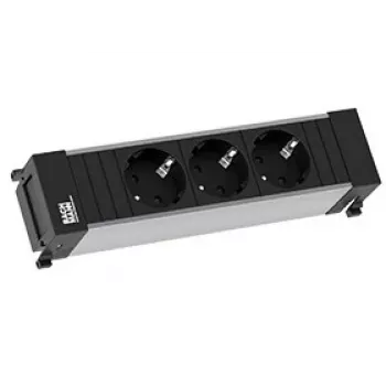 Bachmann Power Frame 3x SCHUKO pistikupesa 2m kaabliga