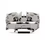 WAGO 2016-1201 Läbiv klemmliist, 16 mm², 800 V, hall, Push-in CAGE CLAMP