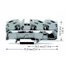 WAGO 2016-1301 Läbiv klemmliist - 12 mm - 91,8 mm - 36,9 mm - 800 V
