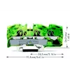 WAGO 2016-1307 3-juhiga maandusklemm, 16 mm²