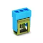 WAGO 210-281 2-juhiline DIN-riiuli klemmliist, CAGE CLAMP, hall, 800V, 24A