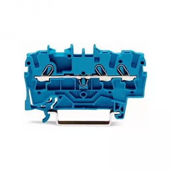 WAGO 2002-1304 3-juhiline suruühendusega klemmliist, 2,5 mm², 800 V, hall