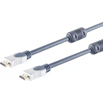 SHIVERPEAKS Home Cinema HDMI-kaabel 1,0 m - 4K HDMI 2.0b High Speed Ethernetiga, Kroomitud metallpistikud, Kullatud kontaktid, Topeltferriitsüdamikud, HEAC