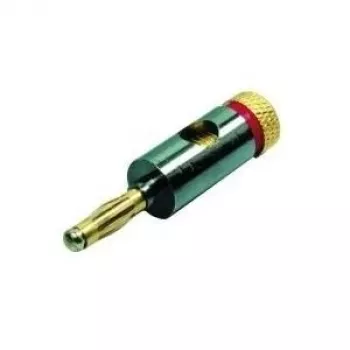 DIVERSE Speaker Connection Banana Plug to Screw Terminal Block - Red