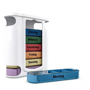 Weinberger Colour-Coded Weekly Pill Box