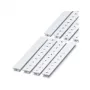 Phoenix Contact Terminal Block Markers - 10 Pieces - White - 10 mm - 2.2 kg
