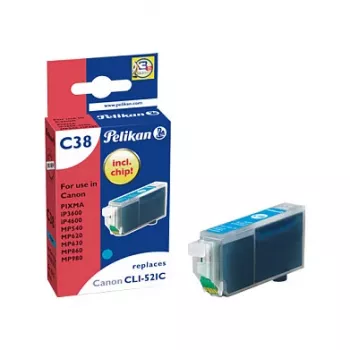 Pelikan tindikassett Canon CLI-521C Cyan jaoks