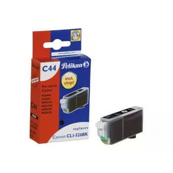 Pelikan Sobiv Tindikassett Canon CLI-526BK Must 9ml Standardne Tootlikkus