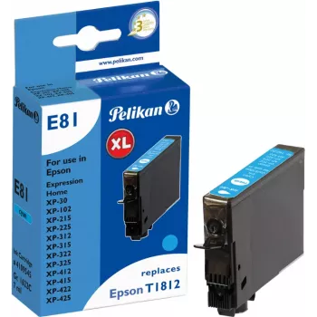Pelikan Sobiv Tindikassett Epson T1812 Cyan 4,6ml 180 Lehte