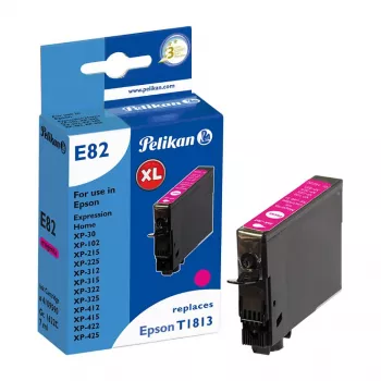 Pelikan Sobiv Tindikassett Epson T1813 Magenta (4,5 ml, 180 lehekülge) - 1021430728