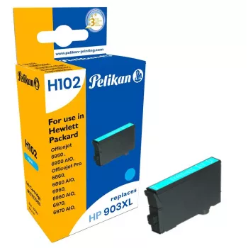 Pelikan ühilduv tindikassett HP 903XL (T6M03AE) jaoks, tsüaan