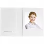 DAIBER 9154G Portreekaustad CD-arhiiviga, 10x15 cm, Valge, 100 tk