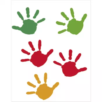 DAIBER Hands 13x18 portreefotokaustad lastele - 25 tk pakk