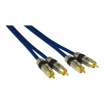 Kindermann audiokaabel RCA pistik RCA pistikule