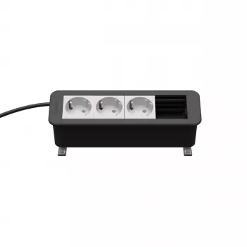 Kindermann CP Office Desk 4-Way 3 x Power Outlets (7550000203)
