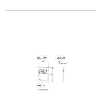 Siemens 2GB SIMATIC Secure Digital (SD) mälukaart 6AV2181-8XP