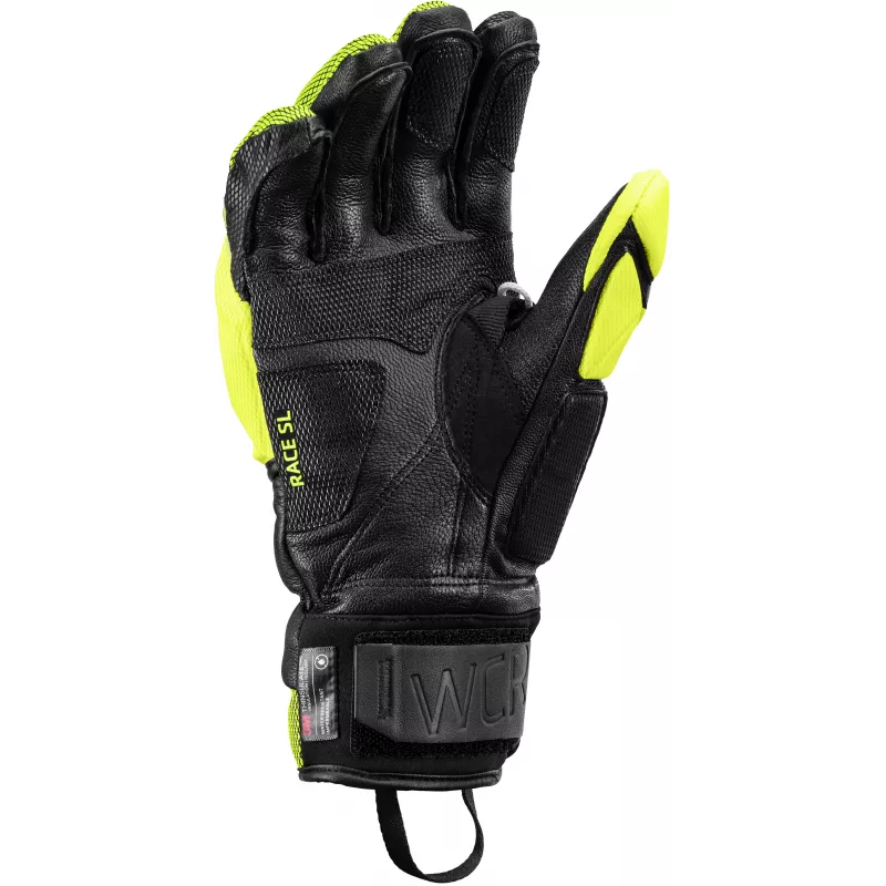 LEKI WCR Venom SL 3D suusavõistluste kindad must/kollane, suurus 10,0 (XL)