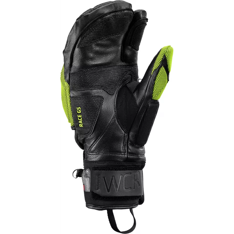 LEKI WCR Venom GS 3D Lobster suusavõistluste kindad suurus 8,5, must / helesidrunikollane