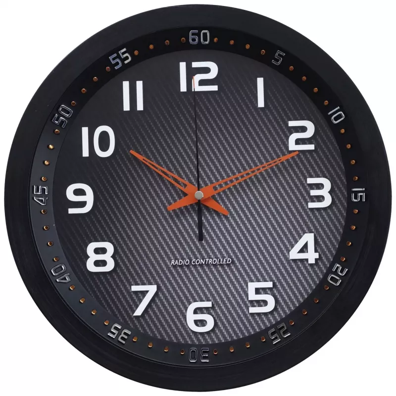 Technoline WT 8972 seinakell - Kvarts - Analoog - Valge sihverplaat - Must raam - 25,5 cm