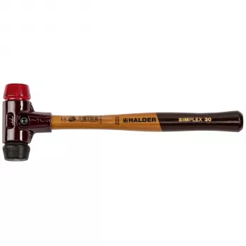HALDER SIMPLEX Soft-Face Mallet 30 mm Composite Rubber/Plastic TE SIMPLE