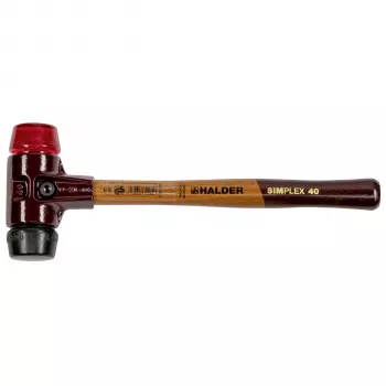 HALDER SIMPLEX pehme pinnaga vasar 40 mm komposiitkumm/plast TE SIMPLE