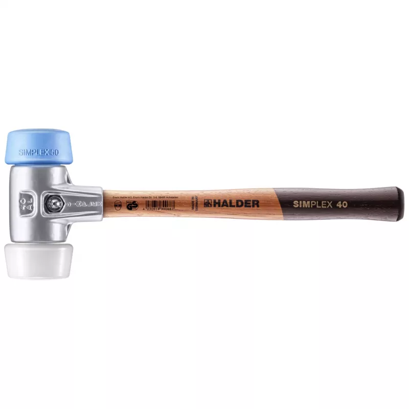 HALDER SIMPLEX Pehme Pinnaga Haamer 50 mm TPE-soft / Superplastic